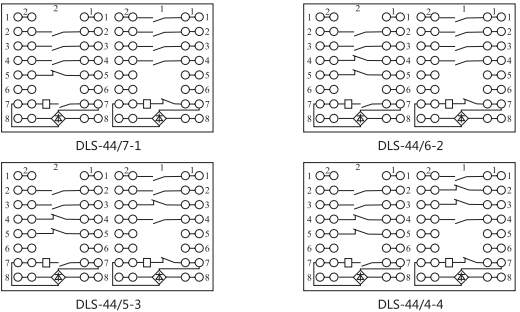 DLS-43/9-1双位置继电器内部连接线图片3