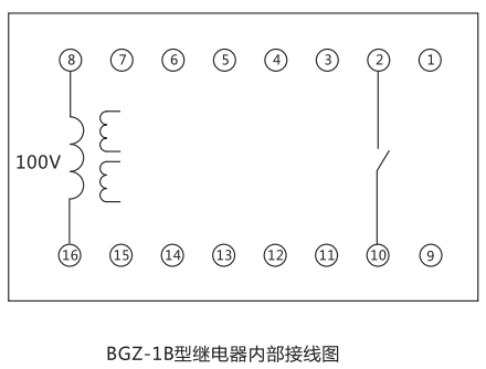 BGZ-1B高频率继电器内部接线图