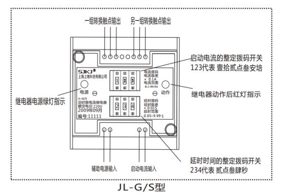 JL-G/S继电器使用方法