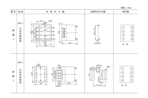 JT-3开孔尺寸图