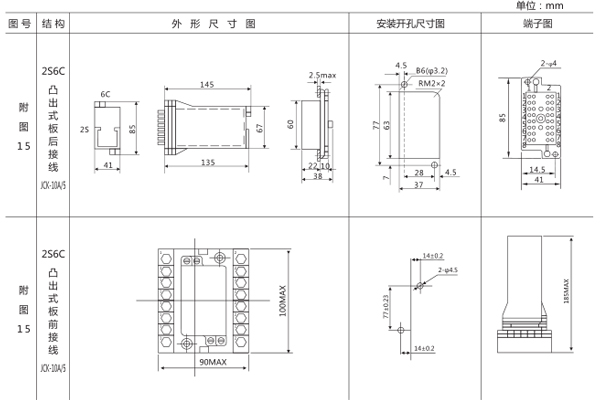 安装尺寸