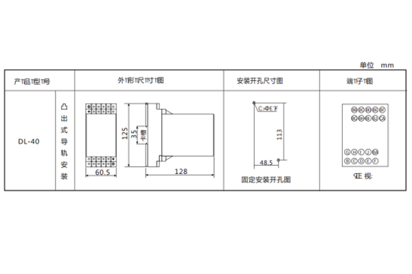 开孔尺寸