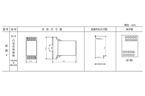 开孔尺寸