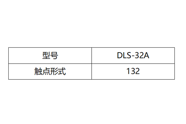 DLS-32A触点形式图
