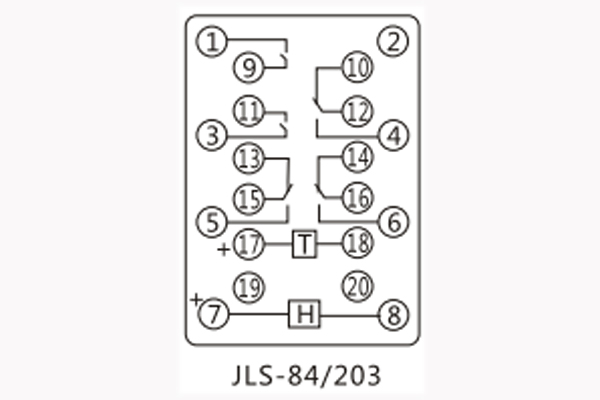 JLS-84/203开孔尺寸图