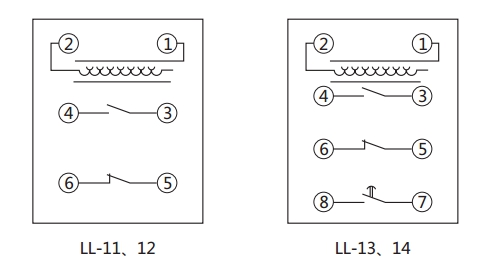 LL-13/10继电器内部接线