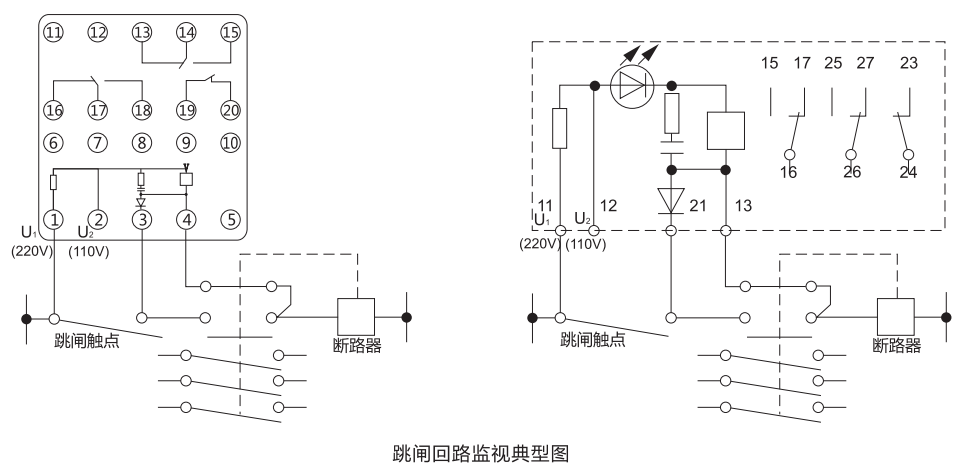 ZJS-31跳闸回路监视继电器工作原理