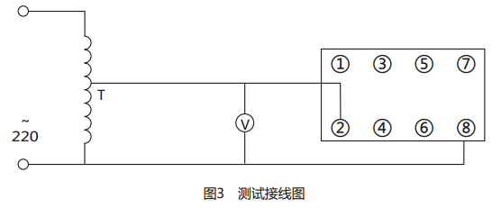 DY-36/Z电压继电器接线与调试接线图